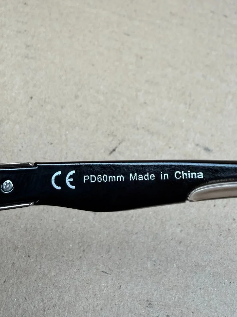 Men's Polarized Sunglasses Frame Only Black 62-18-125